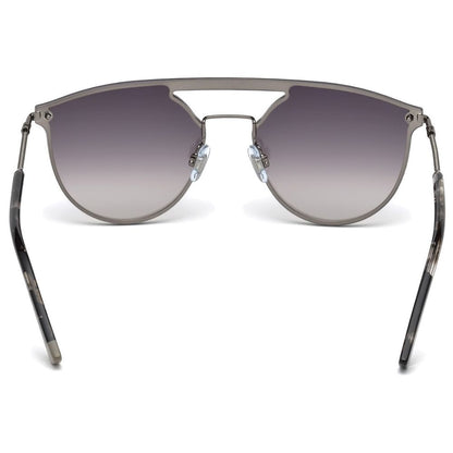 WEB EYEWEAR Unisex Gray Metal Sunglasses