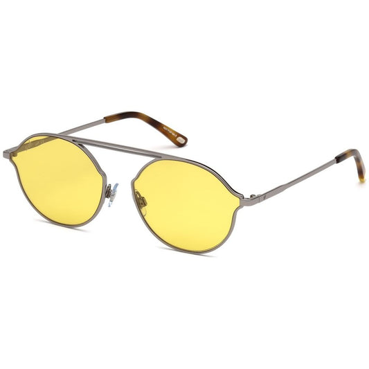 WEB EYEWEAR Silver Metal Sunglasses – Stylish Unisex Design