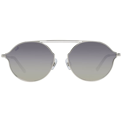 WEB EYEWEAR Silver Metal Sunglasses – Unisex Design, Grey Lenses