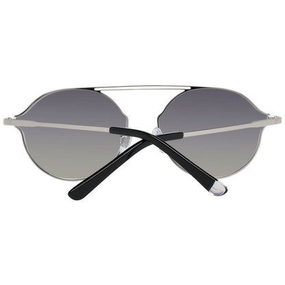 WEB EYEWEAR Silver Metal Sunglasses – Unisex Design, Grey Lenses