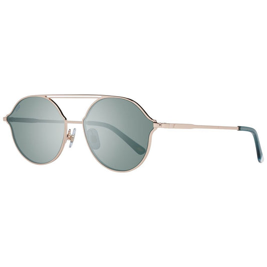WEB EYEWEAR Rose Gold Metal Sunglasses – Unisex Fashion Eyewear