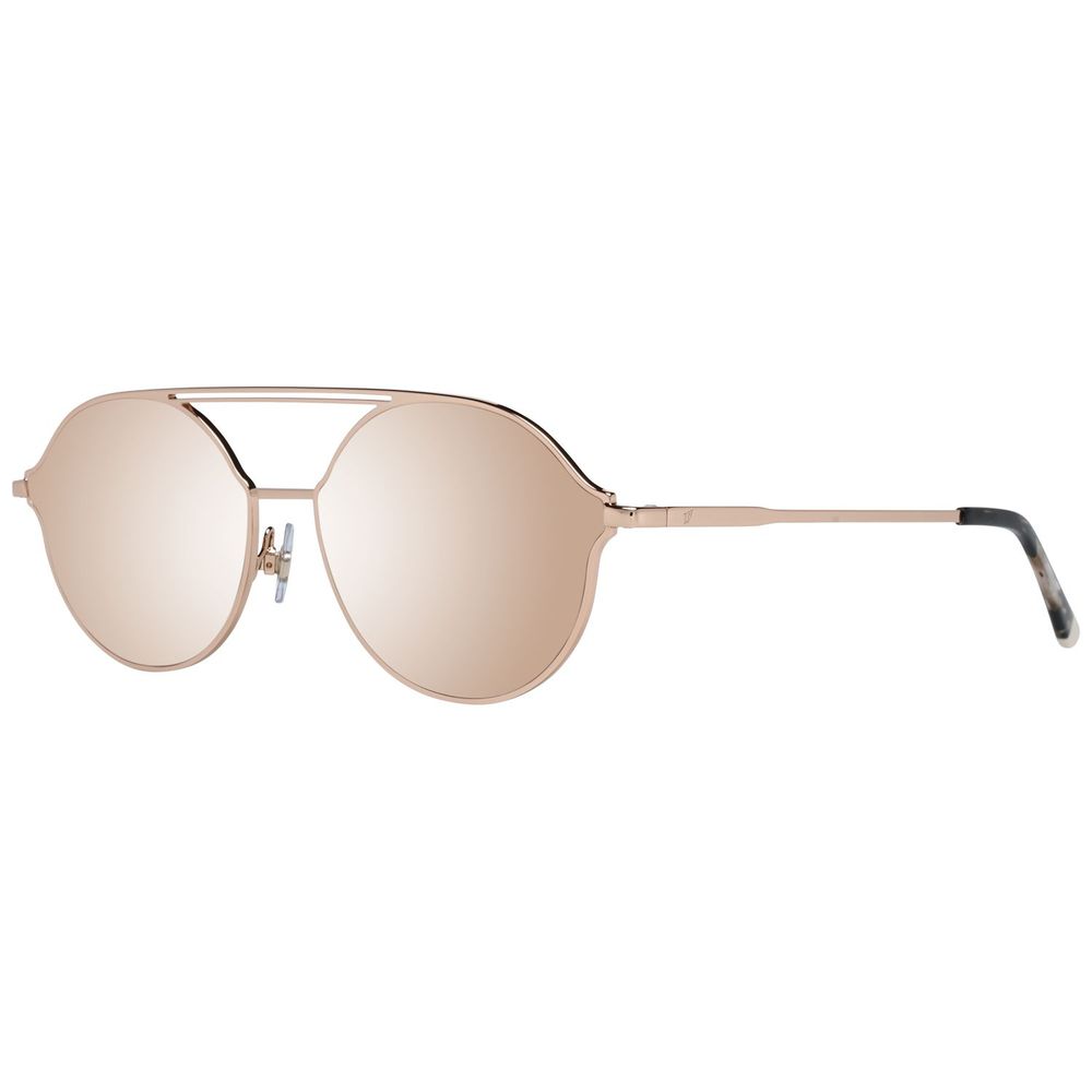 WEB EYEWEAR Bronze Metal Sunglasses – Unisex Style, Full UV Protection