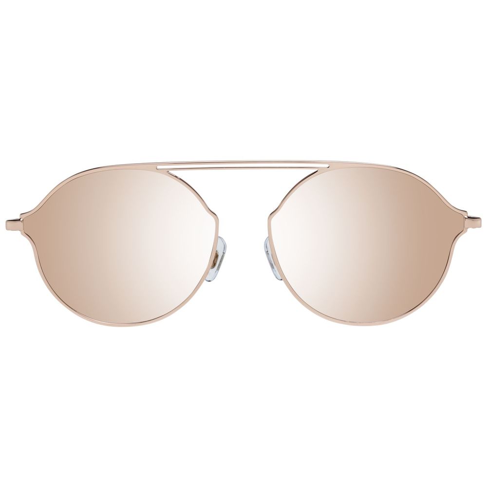 WEB EYEWEAR Bronze Metal Sunglasses – Unisex Style, Full UV Protection