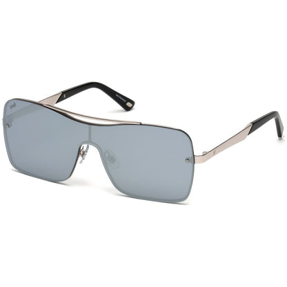 WEB EYEWEAR Unisex Silver Metal Sunglasses - Stylish, Versatile Design