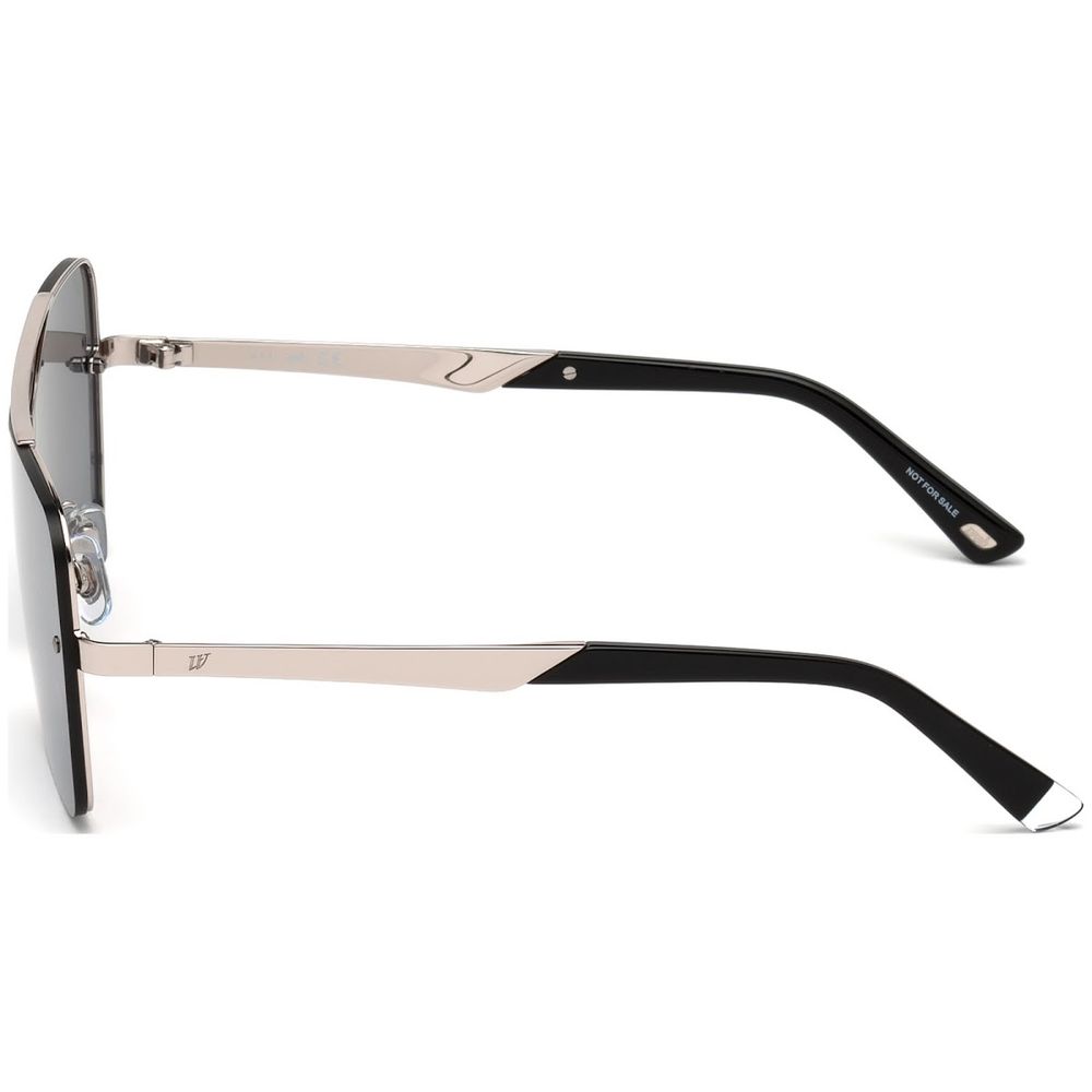 WEB EYEWEAR Unisex Silver Metal Sunglasses - Stylish, Versatile Design