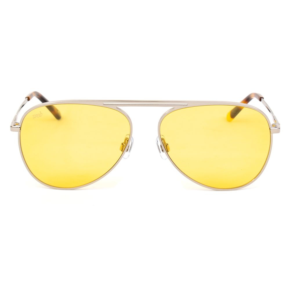 WEB EYEWEAR Silver Metal Sunglasses – Unisex, Stylish Design