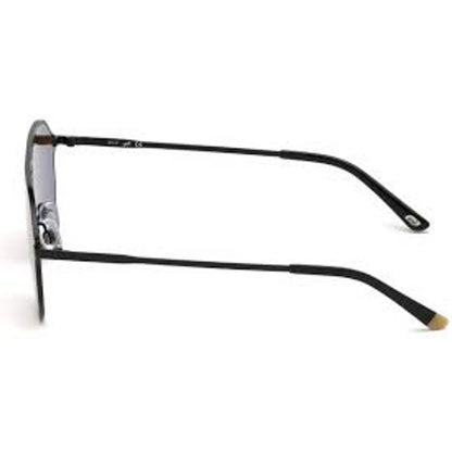 WEB EYEWEAR Unisex Black Metal Sunglasses – Stylish Protection
