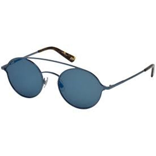 WEB EYEWEAR Unisex Sunglasses – Blue Metal Frame, Stylish Design