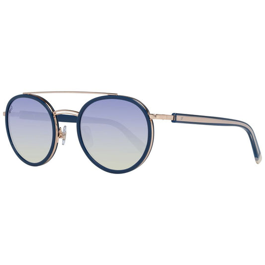WEB EYEWEAR Unisex Sunglasses – Blue Metal Frame, UV Protection
