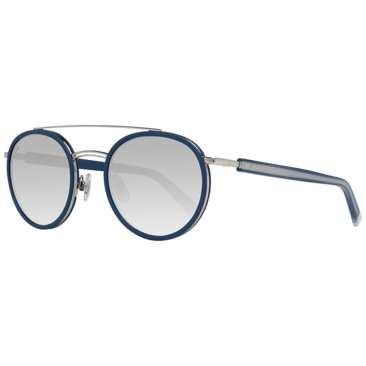 WEB EYEWEAR Unisex Sunglasses – Blue Metal Frame, Grey Lenses
