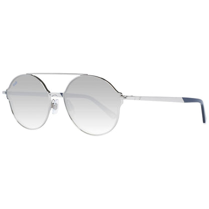 WEB EYEWEAR Silver Metal Sunglasses – Unisex Style, Grey Lenses