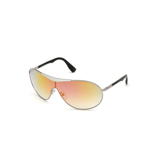 WEB EYEWEAR Unisex Gray Metal Sunglasses with Gradient Lenses