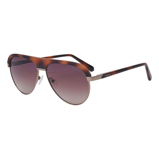 Guess Unisex Sunglasses – Pink Full-Rim Frame, Mirrored Lenses