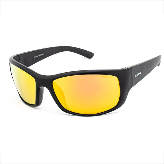KODAK Men’s Sunglasses – Black Plastic Frame, Polarised Lenses