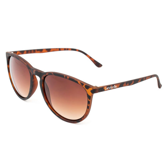 LONDONBE Unisex Brown Injected Sunglasses – Gradient Lenses