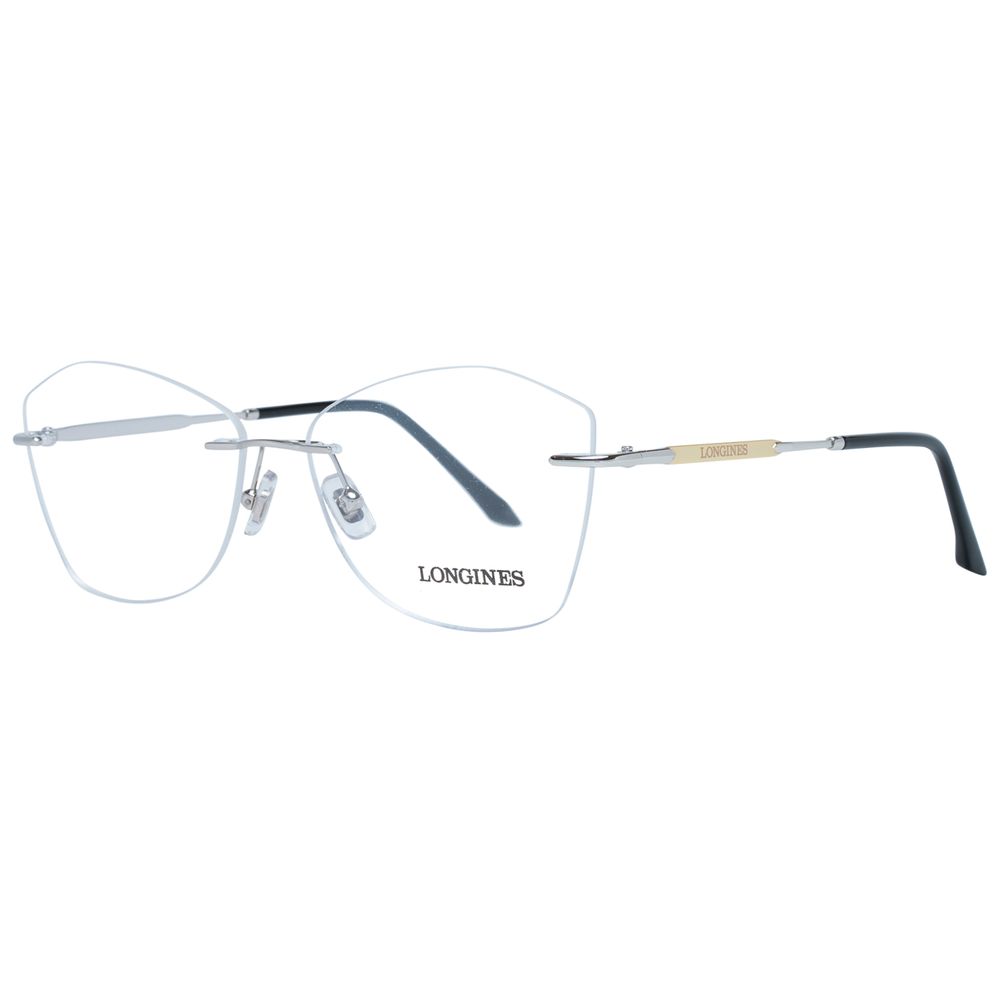 Longines Women's Optical Glasses – Grey Metal Frame, 56mm