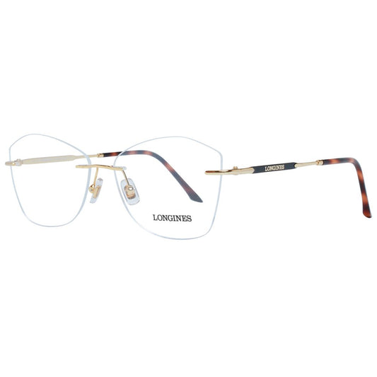 Longines Women’s Gold Metal Optical Glasses – 56mm Full-Rim