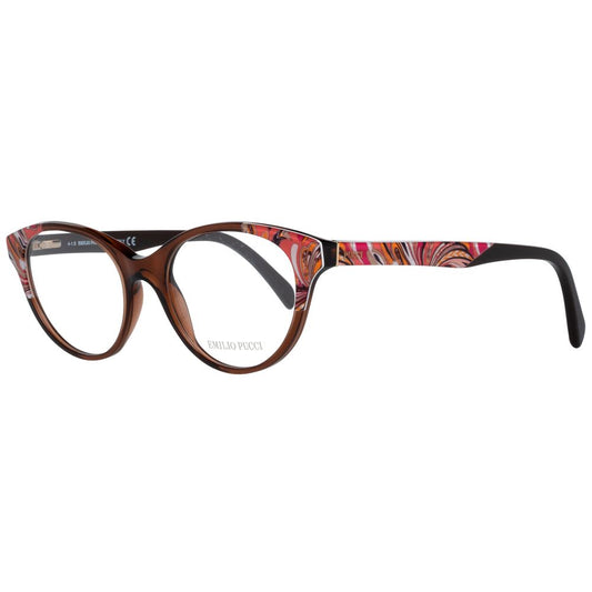 Emilio Pucci Women's Optical Glasses – Brown Full-Rim Frame, 51mm