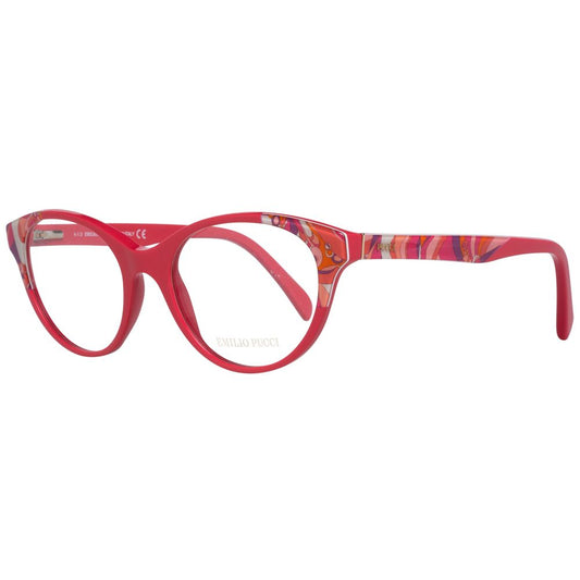 Emilio Pucci Women's Optical Glasses – Red Full-Rim Frame, 51mm