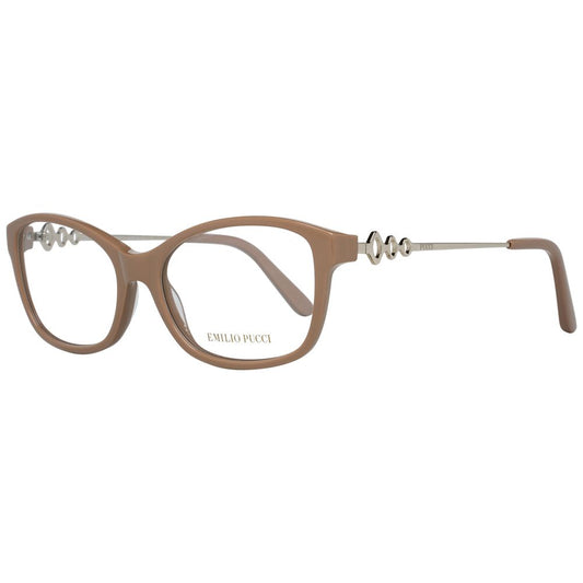 Emilio Pucci Women's Optical Glasses – Brown Metal Frames, 53mm