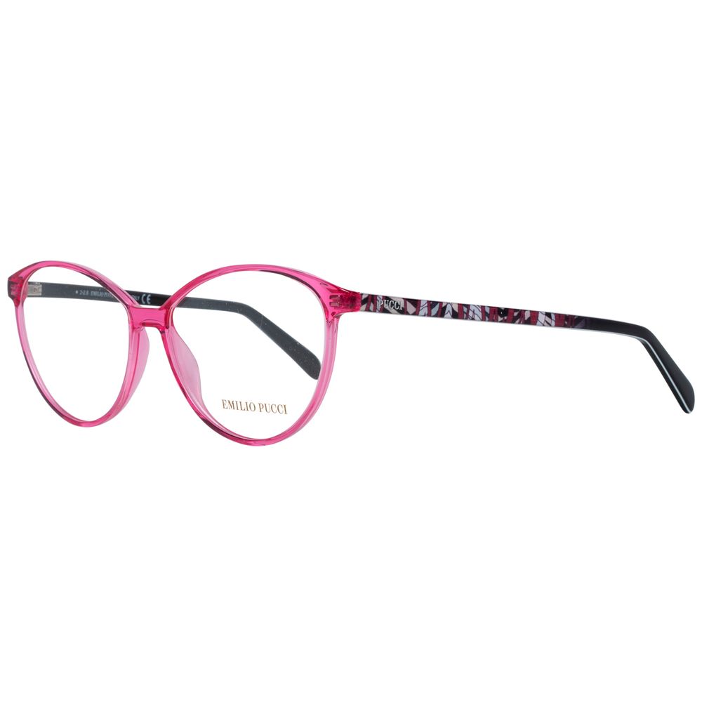 Emilio Pucci Women’s Optical Glasses – Multicolor Pink Frame, 54mm
