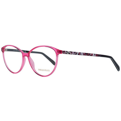 Emilio Pucci Women’s Optical Glasses – Multicolor Pink Frame, 54mm