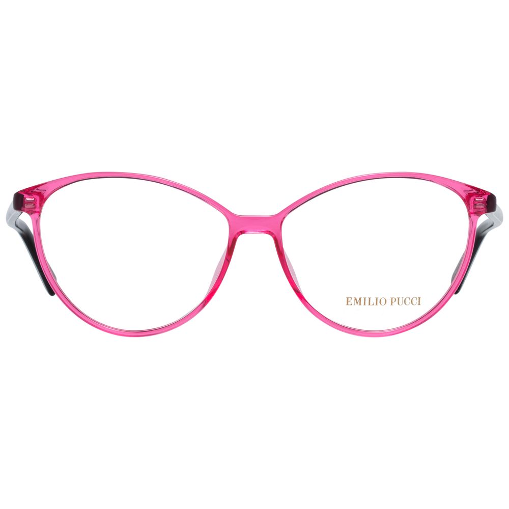 Emilio Pucci Women’s Optical Glasses – Multicolor Pink Frame, 54mm