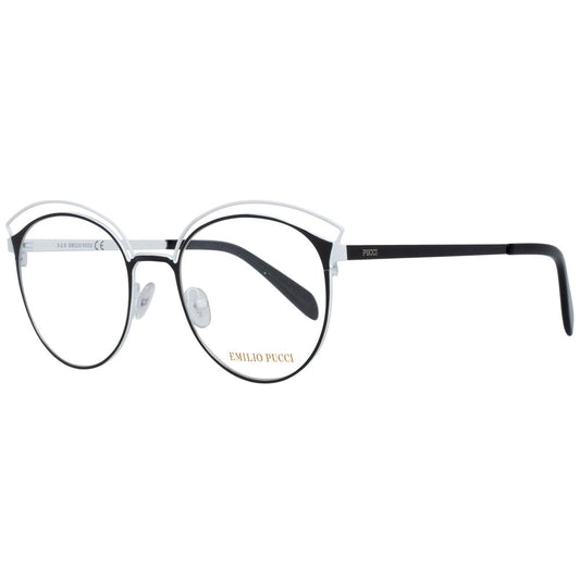Emilio Pucci Women’s Optical Glasses – Black Metal Frame, 49mm