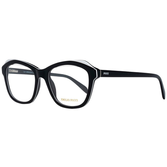 Emilio Pucci Women's Optical Glasses – Black Square Frame, 53mm