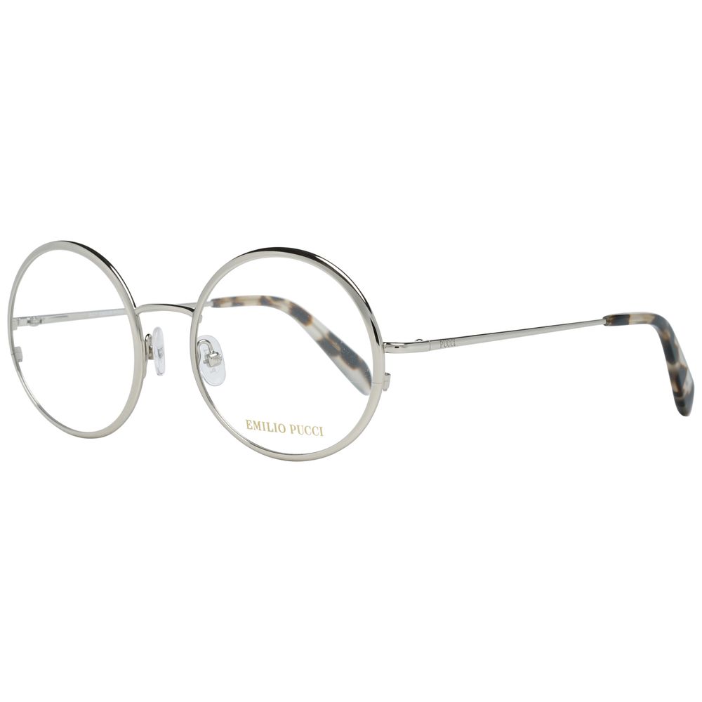 Emilio Pucci Women’s Optical Glasses – Grey Metal Frame, 49mm