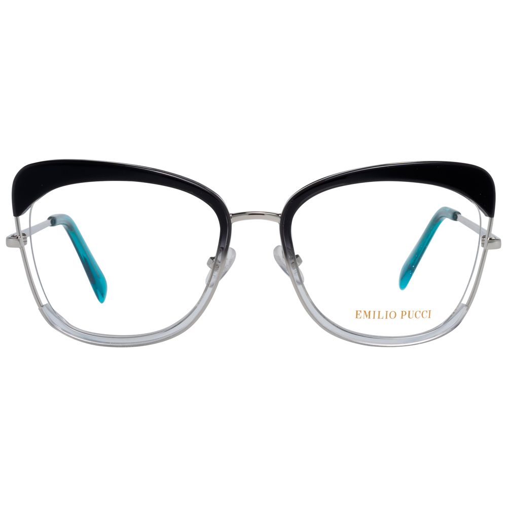 Emilio Pucci Women's Optical Glasses – Black Metal Frame, 52mm