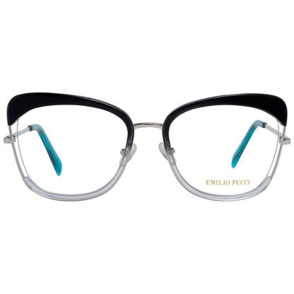 Emilio Pucci Women's Optical Glasses – Black Metal Frame, 52mm