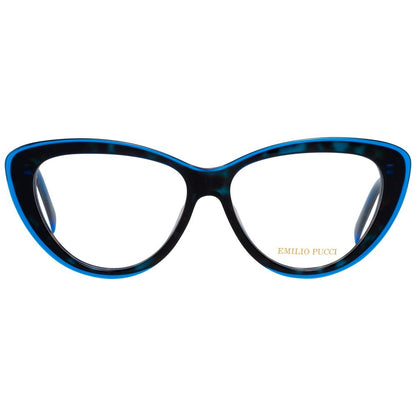Emilio Pucci Women’s Optical Glasses – Blue Square Frame, 55mm
