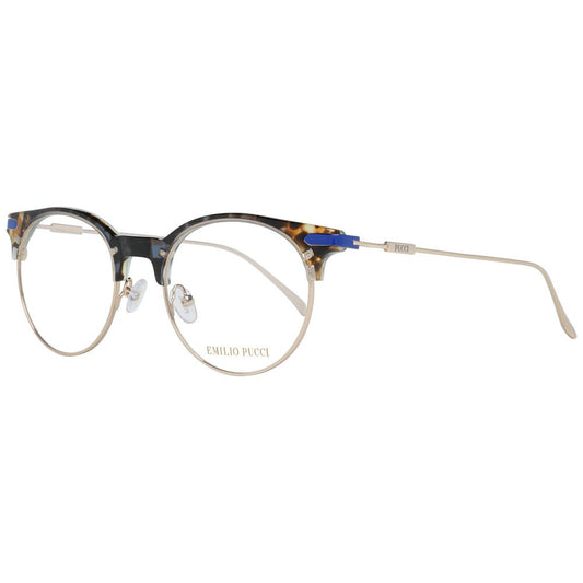 Emilio Pucci Women's Optical Glasses – Gold Metal Frames, 50mm