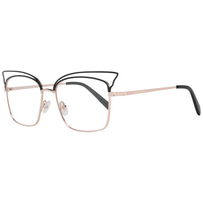 Emilio Pucci Women's Black Metal Glasses – Square Frame, 53mm