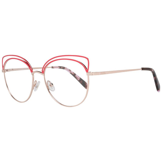 Emilio Pucci Women's Optical Glasses – Red Full-Rim Frame, 54mm