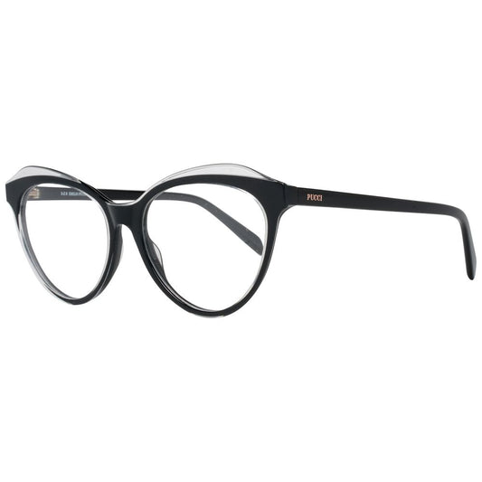 Emilio Pucci Women’s Optical Glasses – Black Square Frame, 55mm