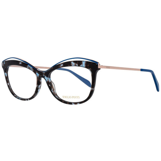 Emilio Pucci Women’s Optical Glasses – Brown Metal Frame, 56mm