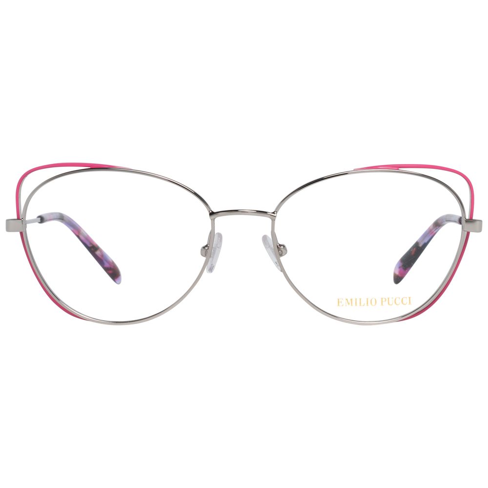 Emilio Pucci Women's Gray Metal Glasses – 54mm Frames