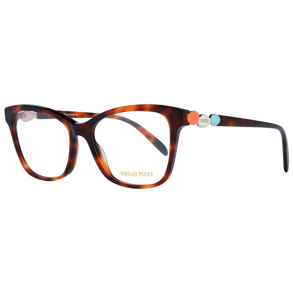 Emilio Pucci Women's Optical Glasses – Brown Square Frame, 54mm