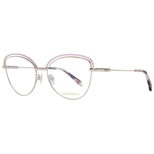 Emilio Pucci Women’s Gold Metal Optical Glasses – 55mm