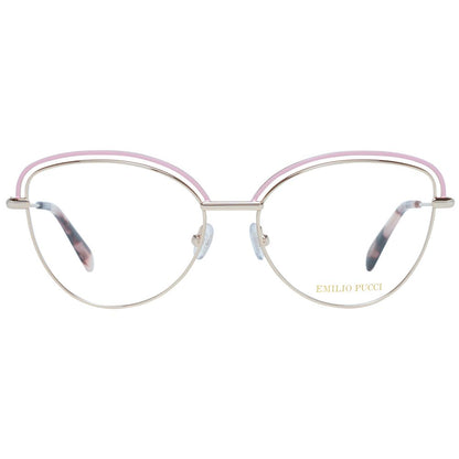 Emilio Pucci Women’s Gold Metal Optical Glasses – 55mm