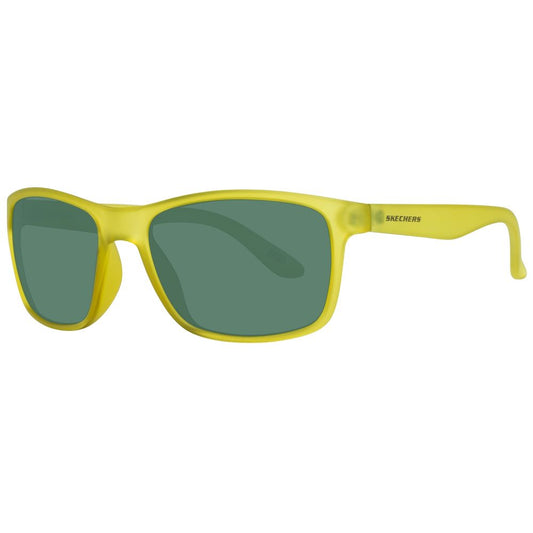 SKECHERS Men’s Bicolor Sunglasses – Green Plastic Frame