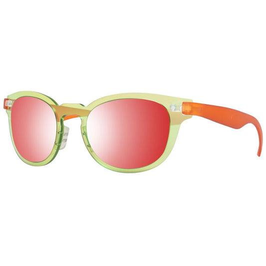 TRY COVER CHANGE Bicolor Plastic Sunglasses – Green, Full UV Protection