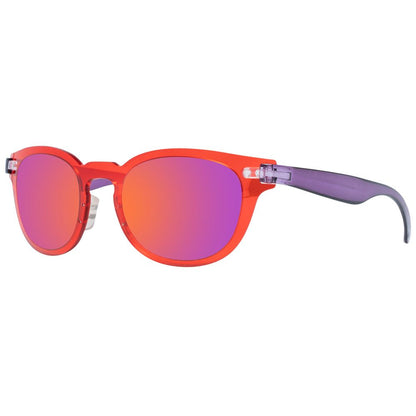 TRY COVER CHANGE Men's Multicolor Sunglasses – Red Frames, Pink Lenses