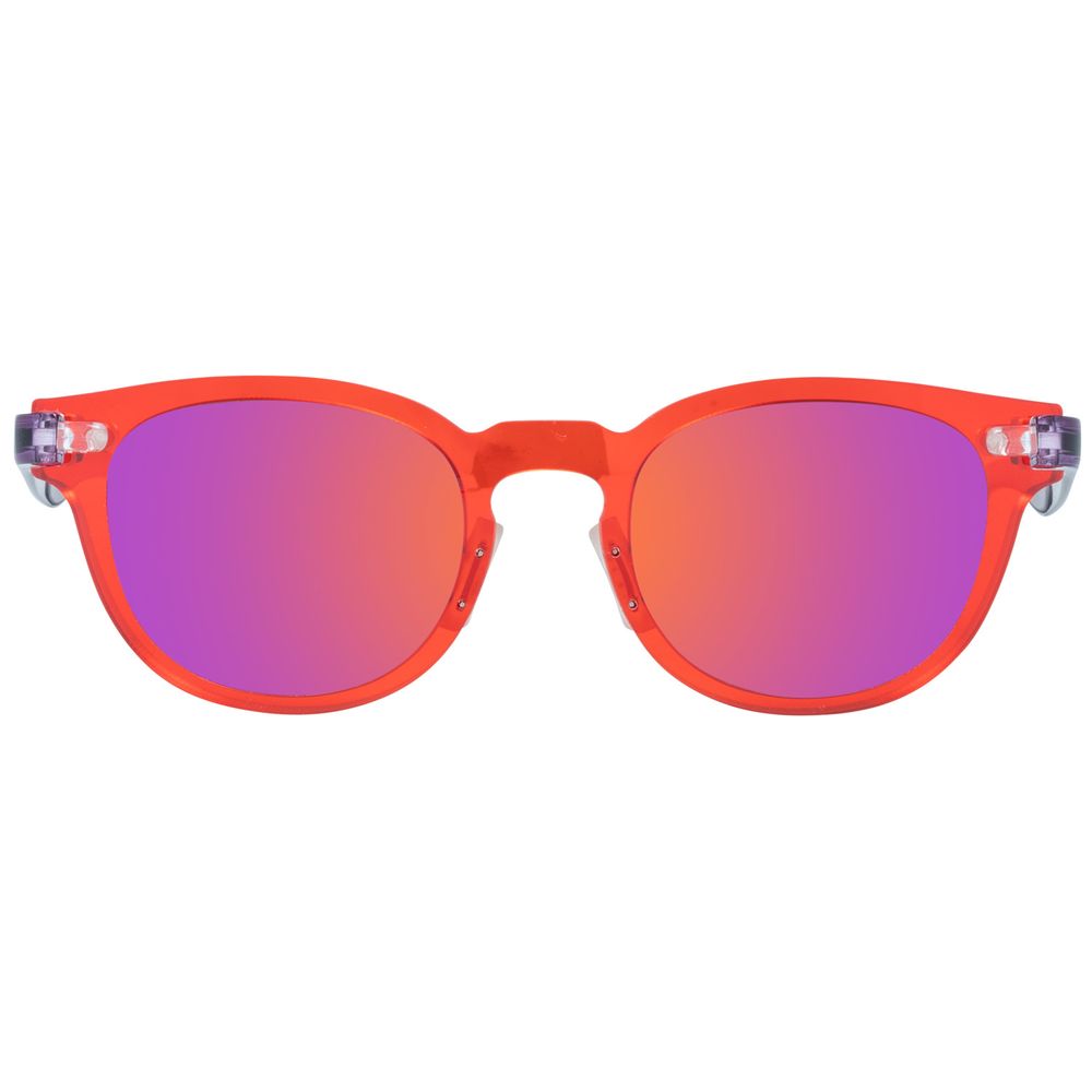 TRY COVER CHANGE Men's Multicolor Sunglasses – Red Frames, Pink Lenses