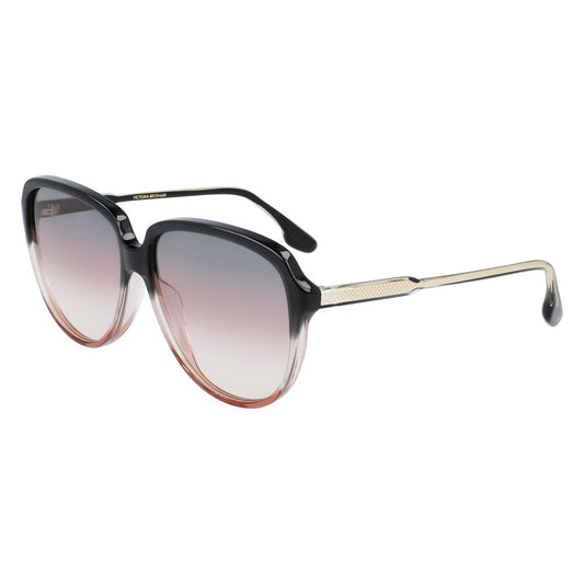 Victoria Beckham Women's Sunglasses – Pink and Gray Bicolor Frame