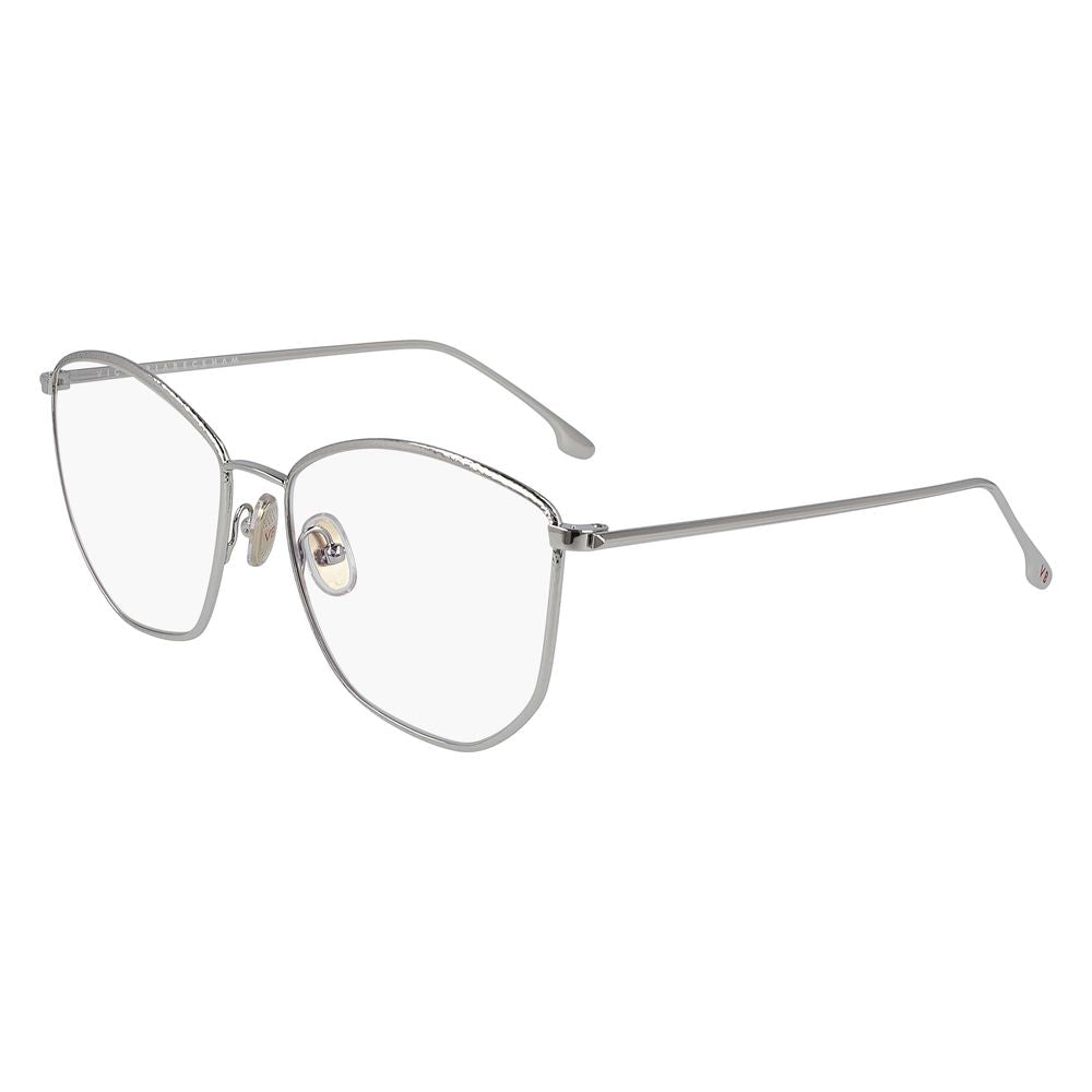 Victoria Beckham Women’s Optical Glasses – Grey Metal Frame, 56mm