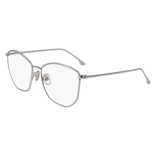 Victoria Beckham Women’s Optical Glasses – Grey Metal Frame, 56mm