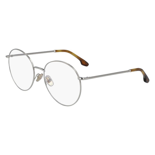Victoria Beckham Grey Metal Glasses - Square Frame, 55mm